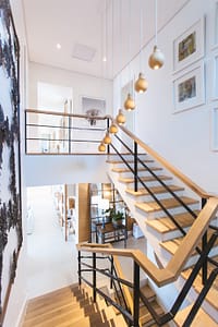 beautiful exposed staircase
